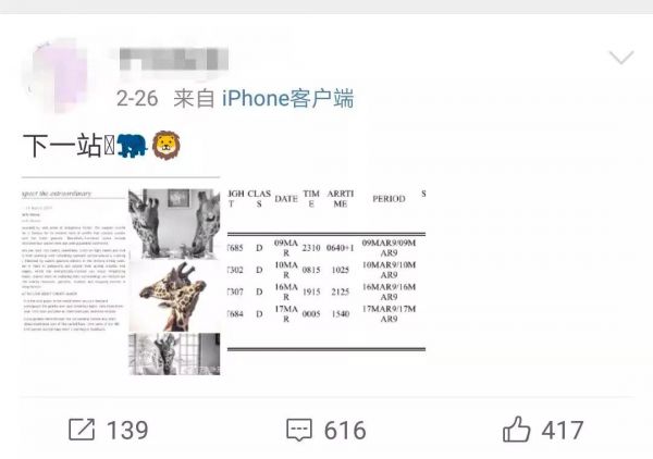 埃航遇难中国女大学生遭网络攻击 微博关闭多个账号