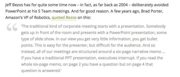CEO应该如何写作（二）：贝索斯把写作变成了亚马逊的竞争优势