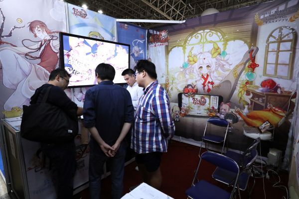 资料图片：中国游戏亮相2018年日本东京电玩展。（新华社）
