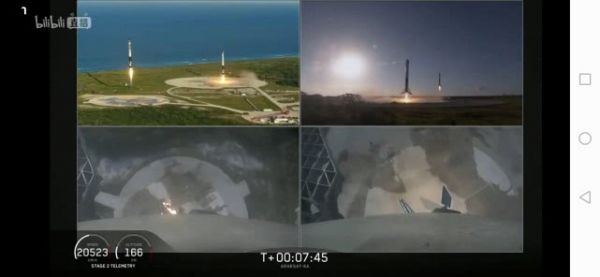 SpaceX重型猎鹰火箭升空，系首次商业发射