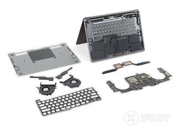 最前线 | 16 寸 MacBook Pro 拆解：基本上坏了就修不了