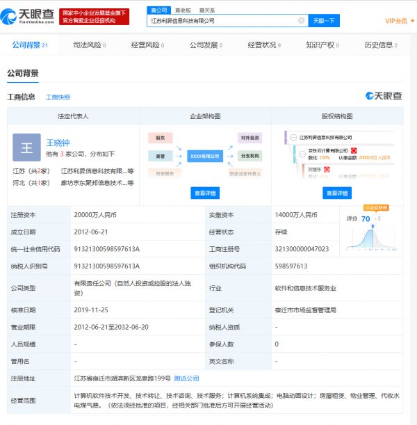 刘强东卸任京东云计算全资子公司总经理