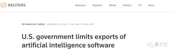 美国宣布限制AI软件出口中国：明日生效，无人机、自动驾驶首当其冲