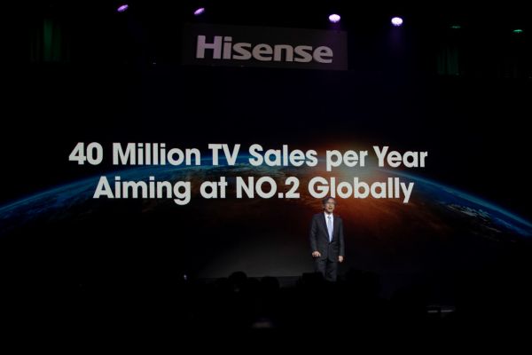 海信CES 2020发布三款卷曲屏幕激光电视