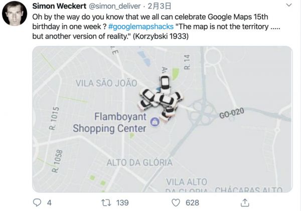 99 部手机行为艺术“捉弄”谷歌地图，谷歌官方回应了