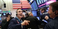 美股大幅上涨 道指涨近600点 爱奇艺涨超25%