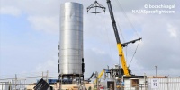 SpaceX第五艘星际飞船原型已上发射台 下周开始测试