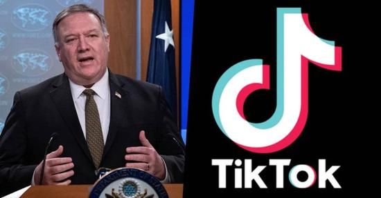 美国国务卿迈克·蓬佩奥称要禁止TikTok  图片来源：22 Words