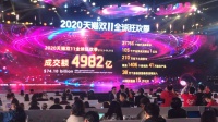 天猫双十一11天成交额4982亿元