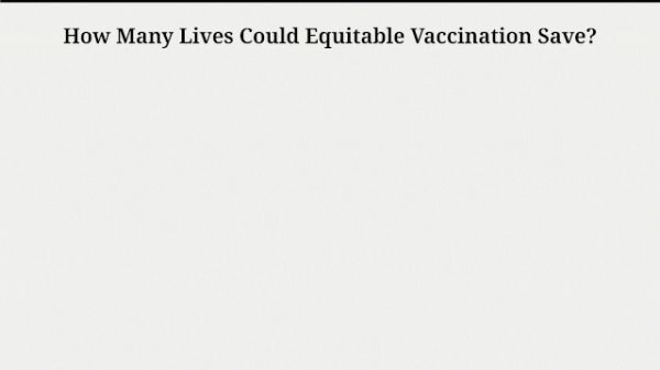 ■疫苗平等分配将挽救更多生命/东北大学MOBS实验室