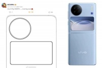 vivo X Flip外观设计曝光:翻盖折叠