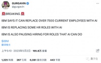 AI在劳动节淘汰7800个打工人,永久的