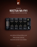 猫头鹰推出 8 口风扇集线器 NA-FH1:主打信号质量与电路安全性