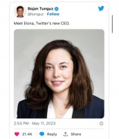 马斯克宣布卸任,Twitter首位女性CEO是她