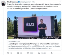 苹果M3芯片最新爆料:12核CPU加18核GPU