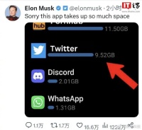 占用9GB？马斯克为推特占用太多手机存储空间致歉