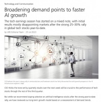 瑞银:预计 2022-2027 年间,AI 需求复合年增长率为 61%