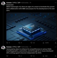 消息称三星将终止与AMD在移动GPU上的合作关系，转向自行开发