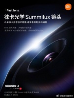 雷军官宣小米14将首次搭载徕卡Summilux镜头