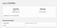 vivo X100 手机再次现身 Geekbench:天玑 9300 多核接近 8000 分