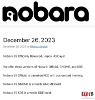 Linux 发行版 Nobara 更新 39 版本，号称“专为游戏玩家定制”