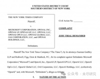 纽约时报诉OpenAI侵权案，OpenAI回应了