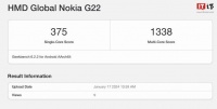 跑分信息显示 HMD Global 正为诺基亚 G22 手机测试安卓 14 更新