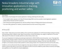 诺基亚宣布与HERE地图合作，利用 GNSS 卫星系统改善工控定位能力