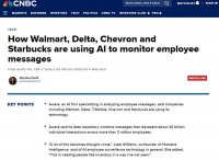 多家跨国企业借助 AI 监控员工工作信息，以实时了解员工情绪