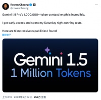 “打假”Sora，谷歌Gemini 1.5 Pro第一波评测出炉