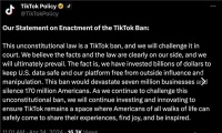 TikTok CEO：我们不会离开美国
