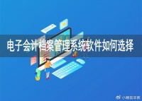 电子会计档案管理系统软件如何选择