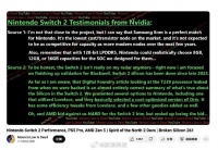 消息称Switch2游戏机或性能改进明显，但处理器核心不及 Steam Deck