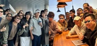 马云现身阿里巴巴园区,手持瑞幸心情大好