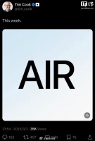 苹果CEO库克宣布本周推出M4 MacBook Air/iPad Air新品,多项升级亮点备受瞩目