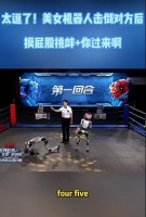 美女机器人击倒对手后拍屁股挑衅,是AI太嚣张还是设计太敢?