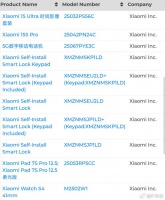 小米多款新品认证曝光:平板、时尚影像套装、手表,都来了!