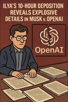 伊利亚为马斯克诉OpenAI案出庭10小时质询，首次披露惊人内幕