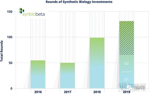 合成生物行业2019年Q2融资报告：半年融资19亿美元，重点关注治疗领域
