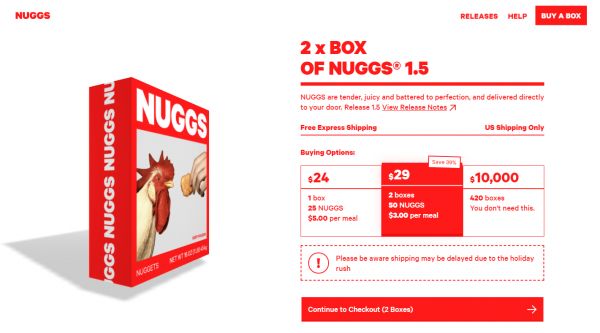 公司只卖vegan nuggets？「NUGGS」带你品尝另类“鸡块”