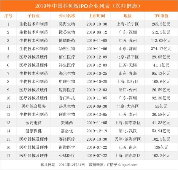 2019 IPO 解读：263 家企业上市，新经济公司占了 56%