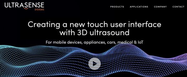 「UltraSense Systems」获 2000 万美元 B 轮融资，将推出全球首个超声波传感器