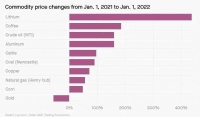 2021 年这些商品价格上涨最多,第一名和每个人都有关系