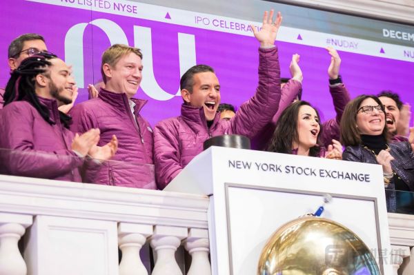 2021年12月9日，Nubank成功登陆纽交所（来源：Nubank）