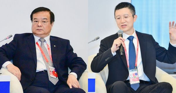 图左是中国电信总经理李正茂，图右是百度CTO王海峰（图片来源均为博鳌亚洲论坛官网）