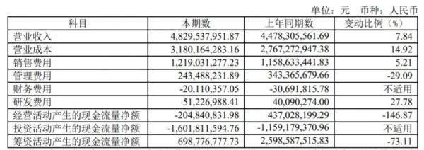 主营业务分析，来源：2022年报